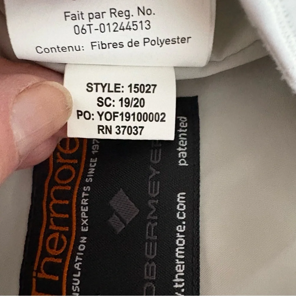 Obermeyer Malta‎ Women's Size 12 White Ski Snowboard Pants Pockets Insulated